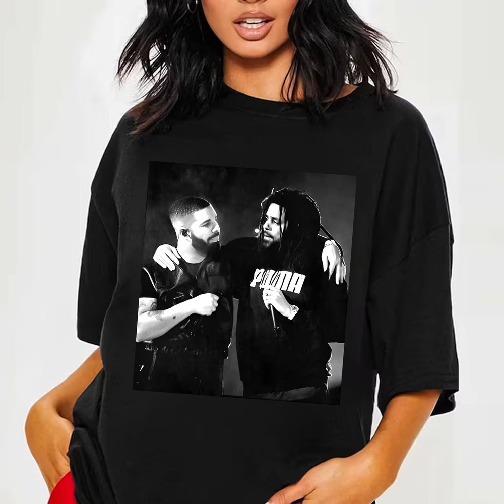 Drake & J Cole Unisex T Shirt J.Cole D.r.a.k 2024 Hip Hop Sweatshirt Adult Unisex t shirt birthday gift Hypebeast clothing.jpg