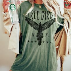 comfort colors boho tshirt, free bird tee, eagle shirt, thunderbird shirt, retro music shirt
