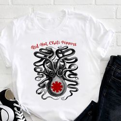 90s Vintage Red Hot Chili Peppers Band T-Shirt, Red Hot Chili Peppers 2024 Tour Shirt, RHCP Rock Band Shirt
