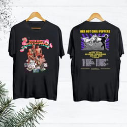 rhcp tour 2024 shirt, red hot chili peppers the unlimited love tour 2024 t-shirt, red hot chili peppers band shirt