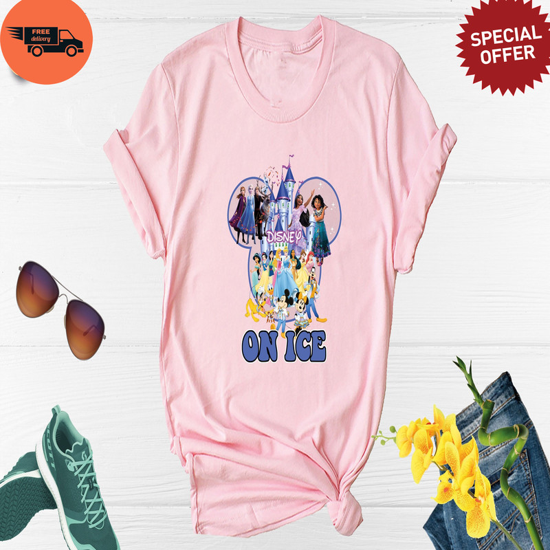Disney On Ice Shirt, Disney Ice Shirt, Disney Girl Shirts, Disney Vacation Shirt, Disney On Ice 2024, Disney Epcot Shirt, Princess On Ice.jpg