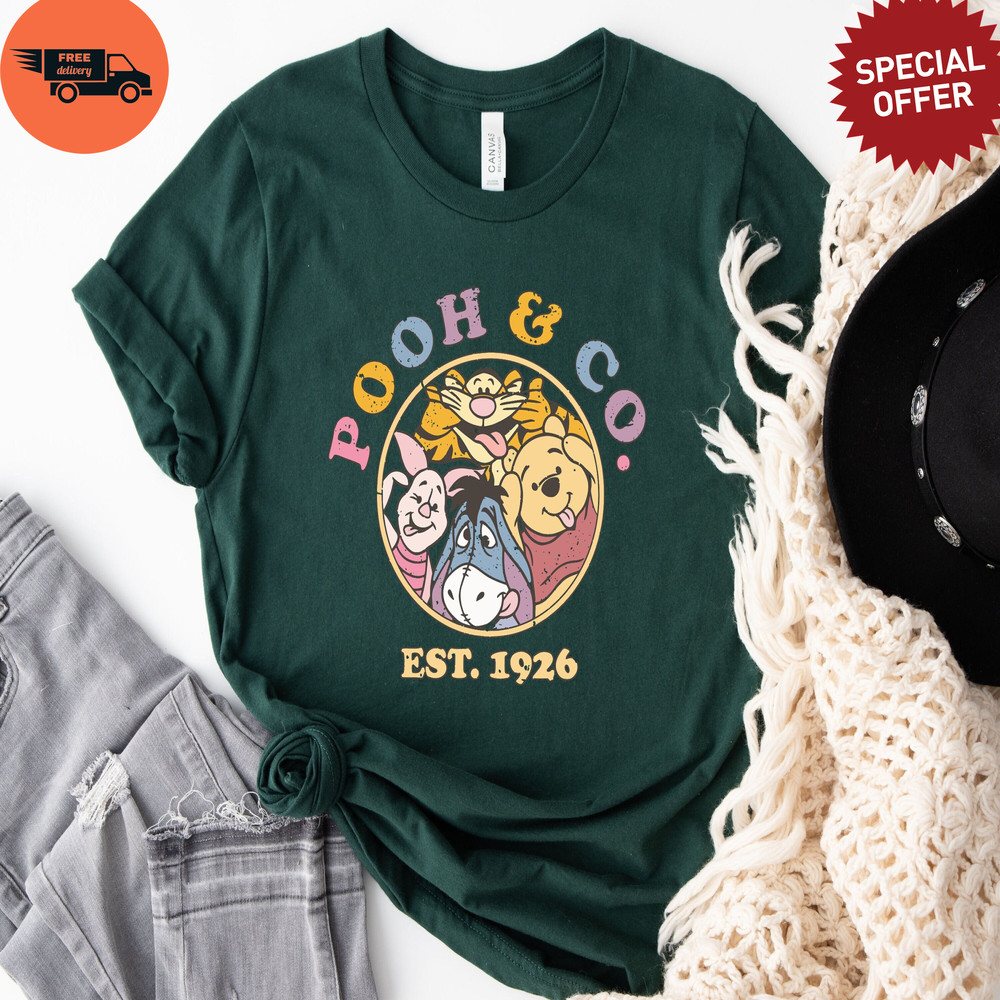 Disney Pooh & Co Shirt, Winnie The Pooh Sweatshirt, Disneyland Pooh Bear Shirt, Disney Pooh Piglet Shirt, Pooh and Eeyore Shirt.jpg