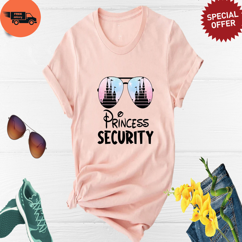 Disney Princess Scurity Shirt, Princess Shirt, Disney Girl Shirt, Disney Girl Trip Shirt, Disney Queen Shirt, Disney Castle Shirt.jpg