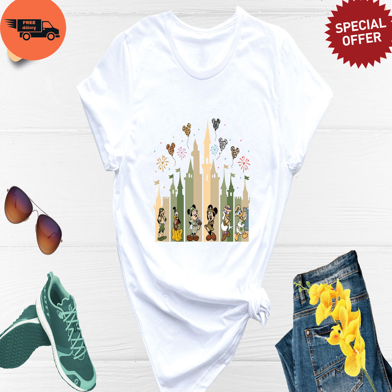 Disney Safari Castle Shirt, Mickey Safari Friends Shirt, Matching Squad Shirt, Disney Family Vacation Shirt, Disney Group Vacation Shirt.jpg