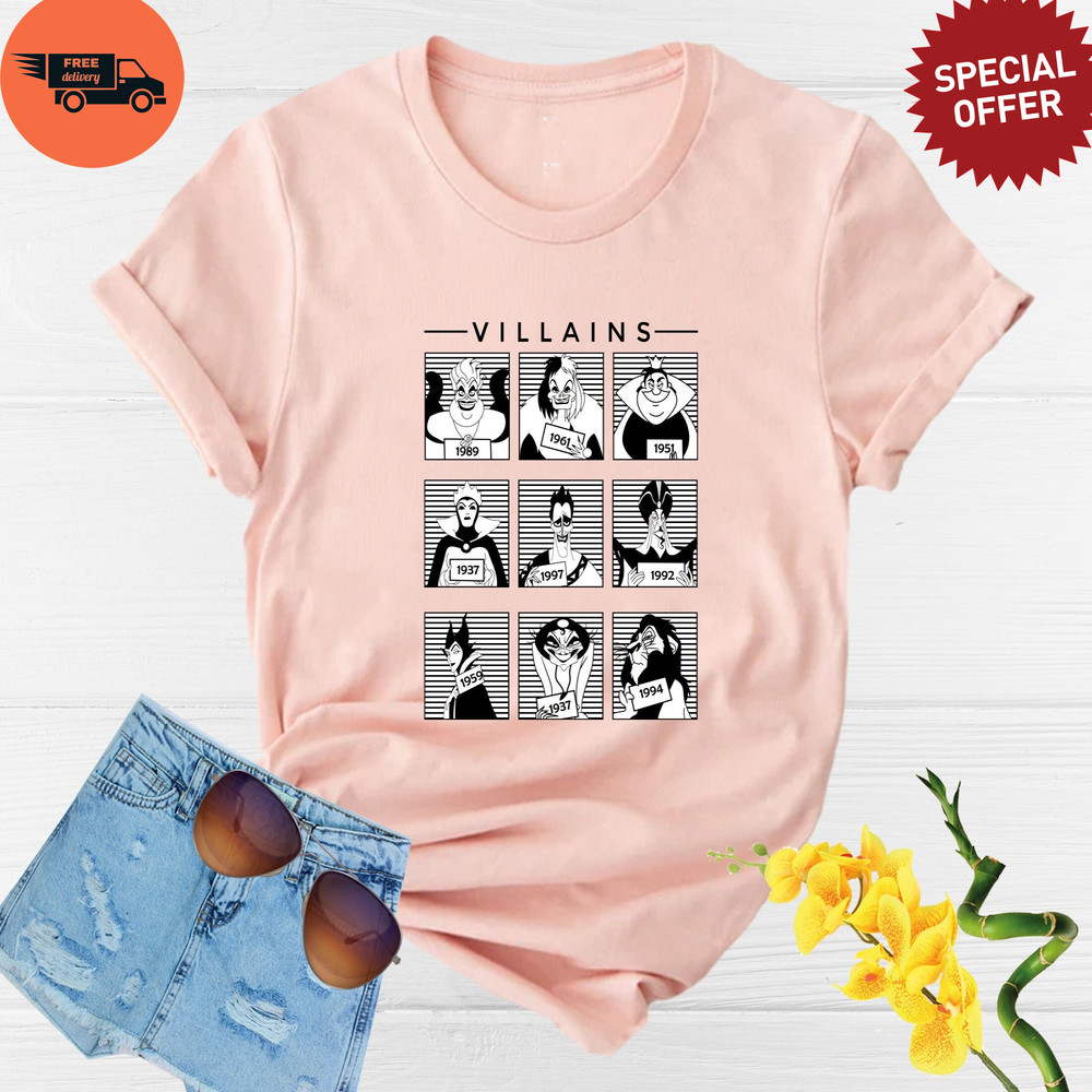 Disney Villain Eras Tour Shirt, Villains Shirt, Disney Villains Tour Shirt, Theme Park, Disney Concert Shirt, Bad Girls Villains, Ursula Tee.jpg