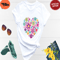 Floral Heart Shirt, Heart Flower T-Shirt, Floral Tank Top, Flower Garden Shirt, Birth Flower Shirt, Plant Lady Tee, Boho Heart Flowers Shirt.jpg