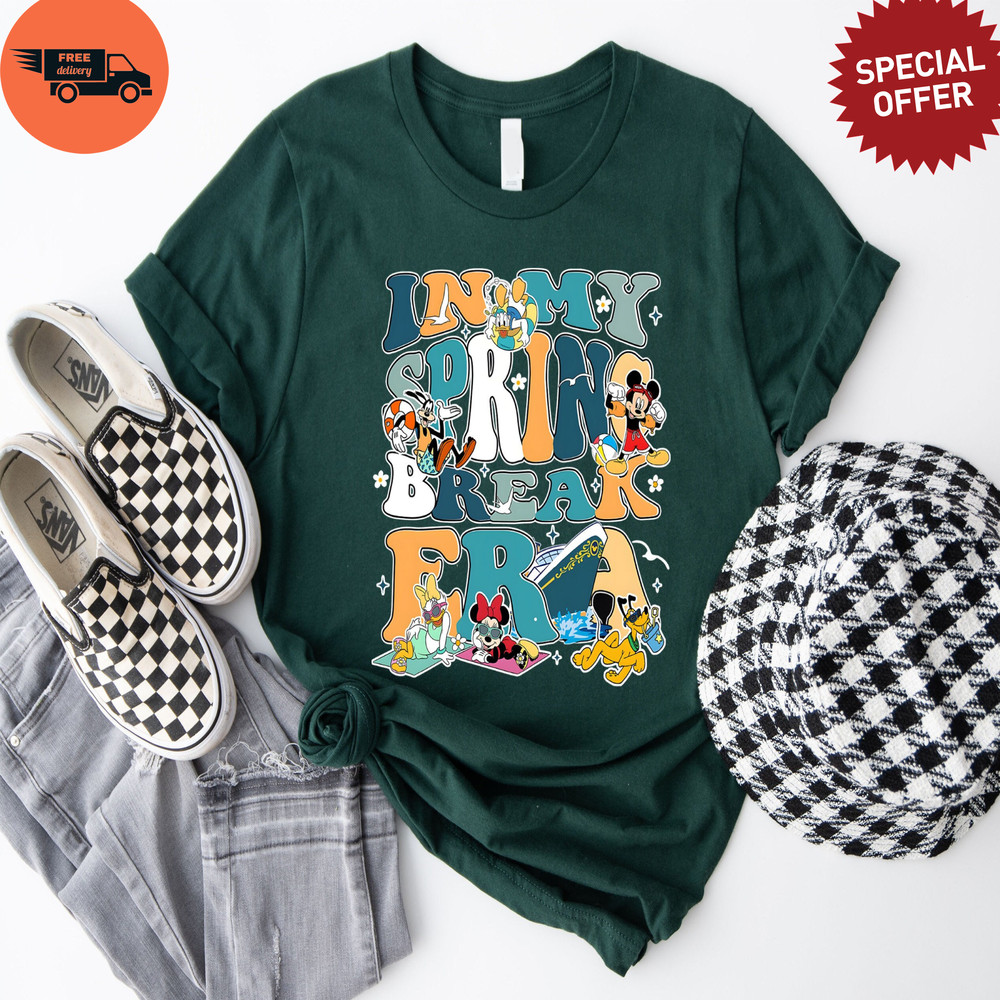 In My Spring Break Era Shirt, Disney Spring Break 2024, Disney Cruise Shirt, Disney Trip Shirt, Walt Disney World Shirt, Disneyland Vacation.jpg
