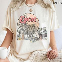 Disney Epcot Comfort Colors Shirt, Epcot World Tour Shirt, Epcot Center 1982 Shirt