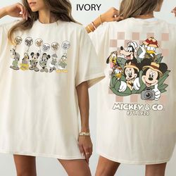 Disney Safari Comfort Colors Shirt, Mickey and Friends Safari Shirt, Animal Kingdom Shirt