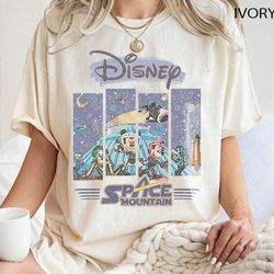Disney Space Astronauts Shirt, 90's Space Mountain Shirt, Mickey And Friends Space Shirt