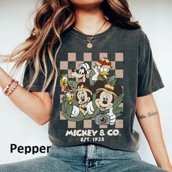 mickey safari shirt, mickey and friends safari shirt, disney family trip