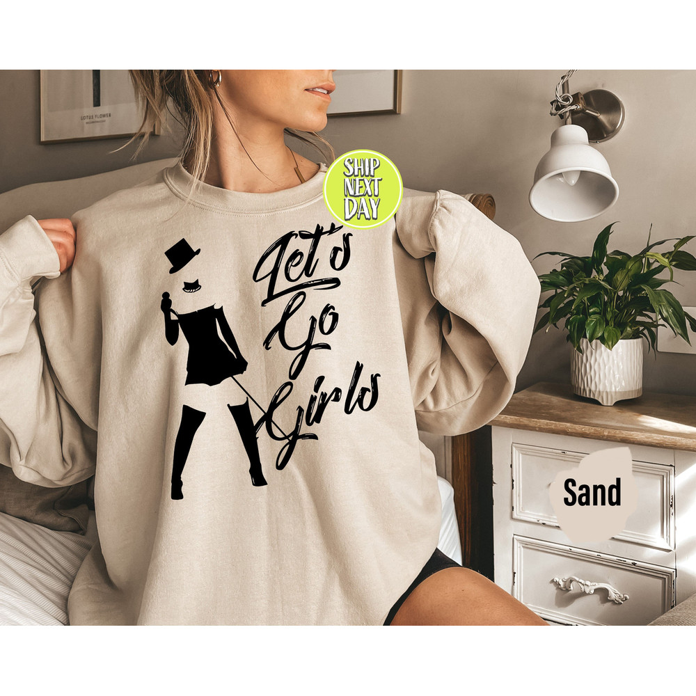 Lets Go Girls Sweatshirt, Funny Country Girl Hoodie, Country Party Sweater, Vintage Bachelorette Party Shirts, Girls Trip Sweatshirt -FUN025.jpg