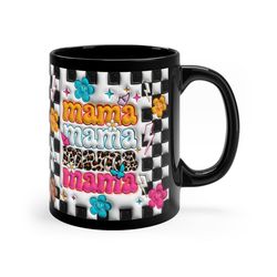 mama retro 3d mug, mothers day mugs