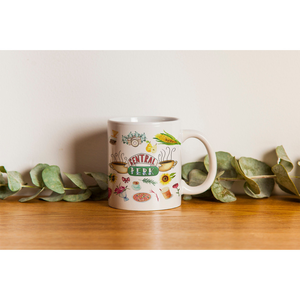 Friends TV Show Central Perk Ceramic Handmade Coffee Mug, Best Cute Funny Watercolor Art Tea Cup Gift for Him Her Girlfriend Boyfriend.jpg