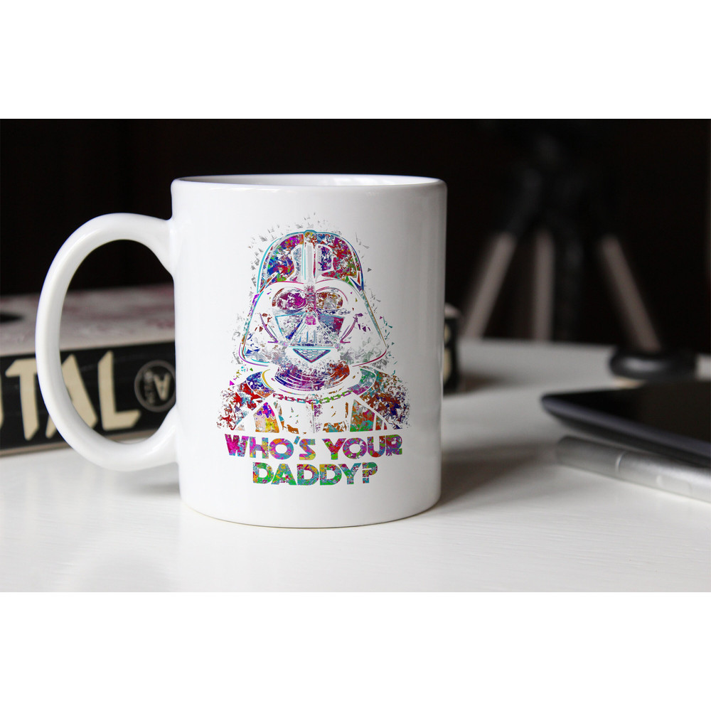 Who is Your Daddy Darth Vader Star Wars Boyfriend Girlfriend Significant Other Coffee Mug Cup Lovers Couples Gift for Valentine's Day.jpg