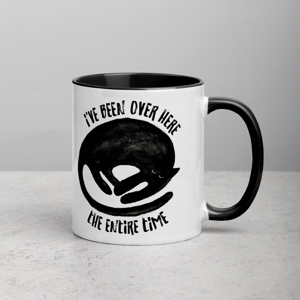 Moody Cat Mug - It's Impolite To Stare (Black Inside & Handle).jpg