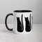 Moody Cat Mug - Cinco Gatos (Five Cats) - Black Handle & Inside.jpg
