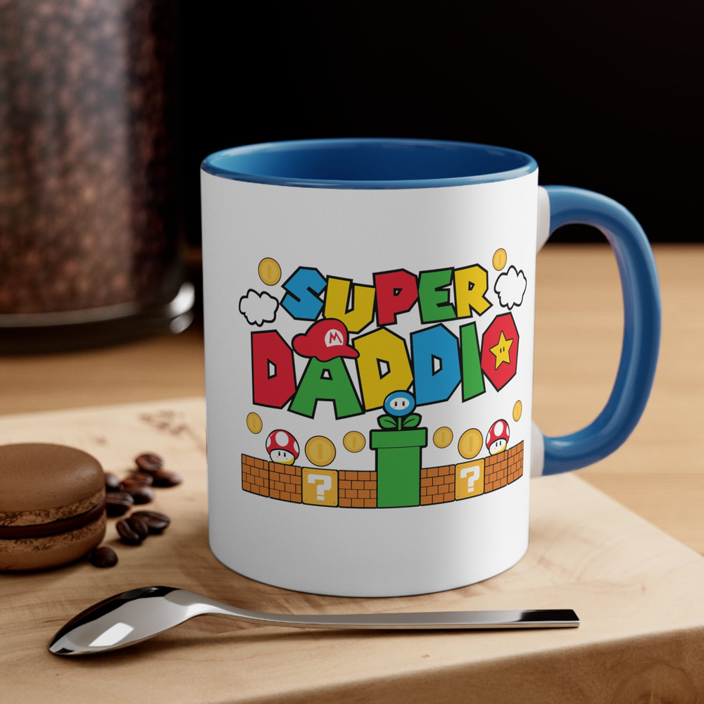 Funny Gift For Dad, Fathers Day Mug, Super Daddio Mug, Gamer Dad Fun Gift Novelty , New Dad Mug, Gift from Kid to Dad, Super Daddio Mug.jpg