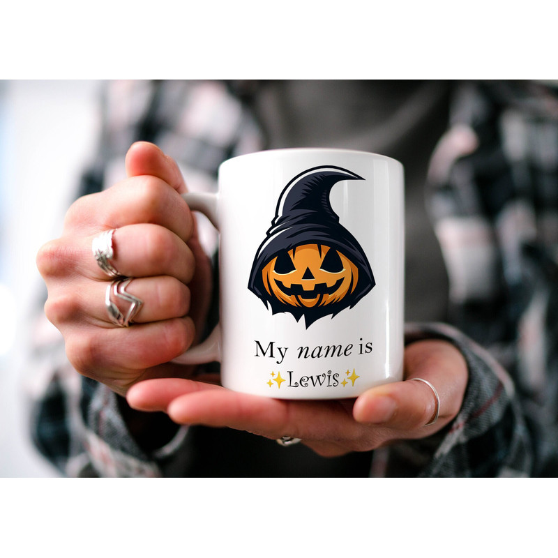My Name Is Lewis Spooky Halloween Mug Target Jack O Lantern Scary Halloween Gift Coffee Mug Sassy Tik Tok Mugs Pumpkin Fall Mug.jpg