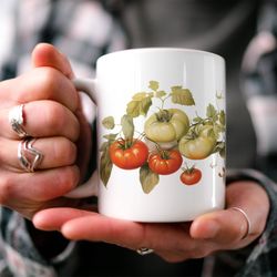 tomatoes botanical garden mug boho cottagecore mug beautif