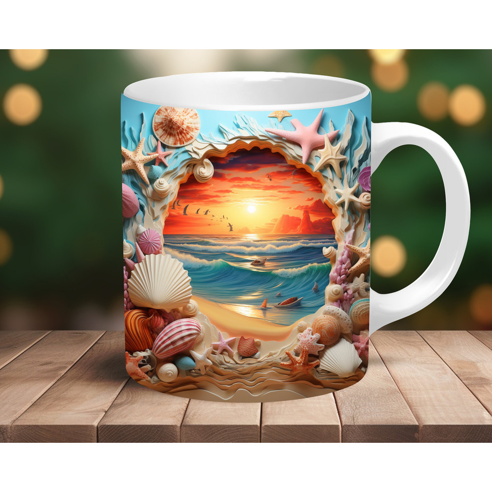 Coffee Mug Mug Ocean Mug Gift for Women Christmas Gift Birthday Gift Nature lover Mug Wildlife Lover Gift For Mom 3.jpg