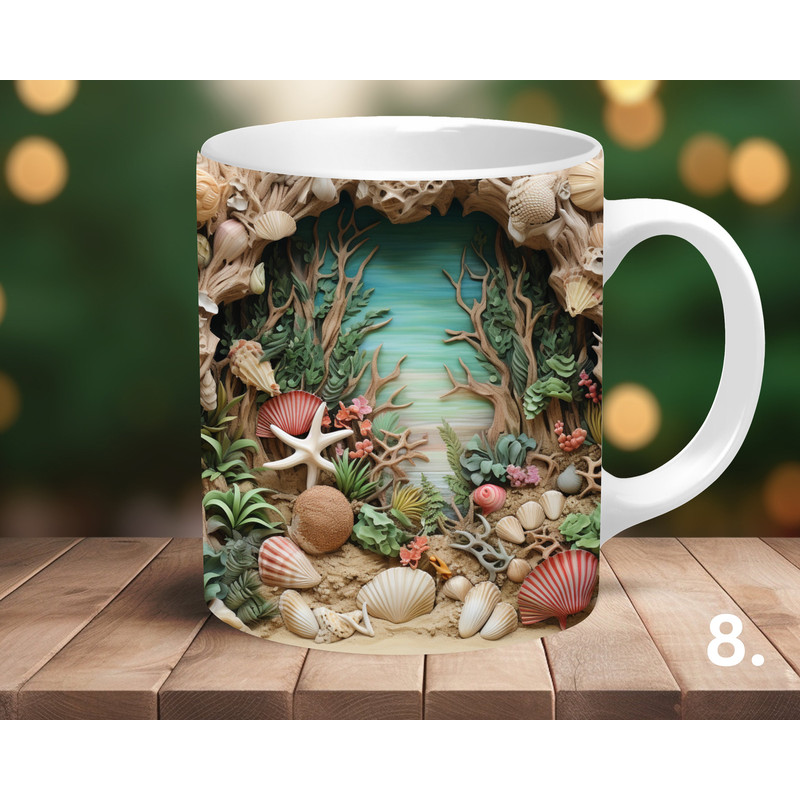 Coffee Mug Mug Ocean Mug Gift for Women Christmas Gift Birthday Gift Nature lover Mug Wildlife Lover Gift For Mom 6.jpg