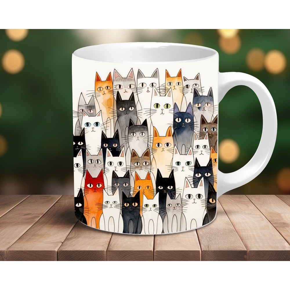 Cat Coffee Mug, Coffee Cup, Tea Cup, Cat Lovers Gift, Christmas Gift, Cute Coffee Mug, Funny Cup, Best friend Gift, Birthday Gift.jpg