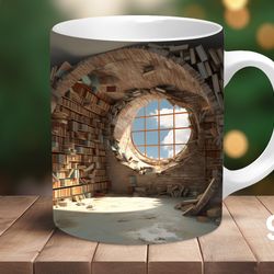 coffee cup coffee mug book lover mug librarian coffee mug gift for te