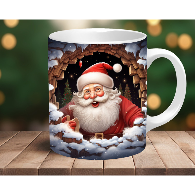 Coffee Mug, Coffee Cup, Snowman Mug, Santa Mug, Christmas Gift, Christmas Decor, Gift for Men, Gift for Women, Cute Mug 6.jpg