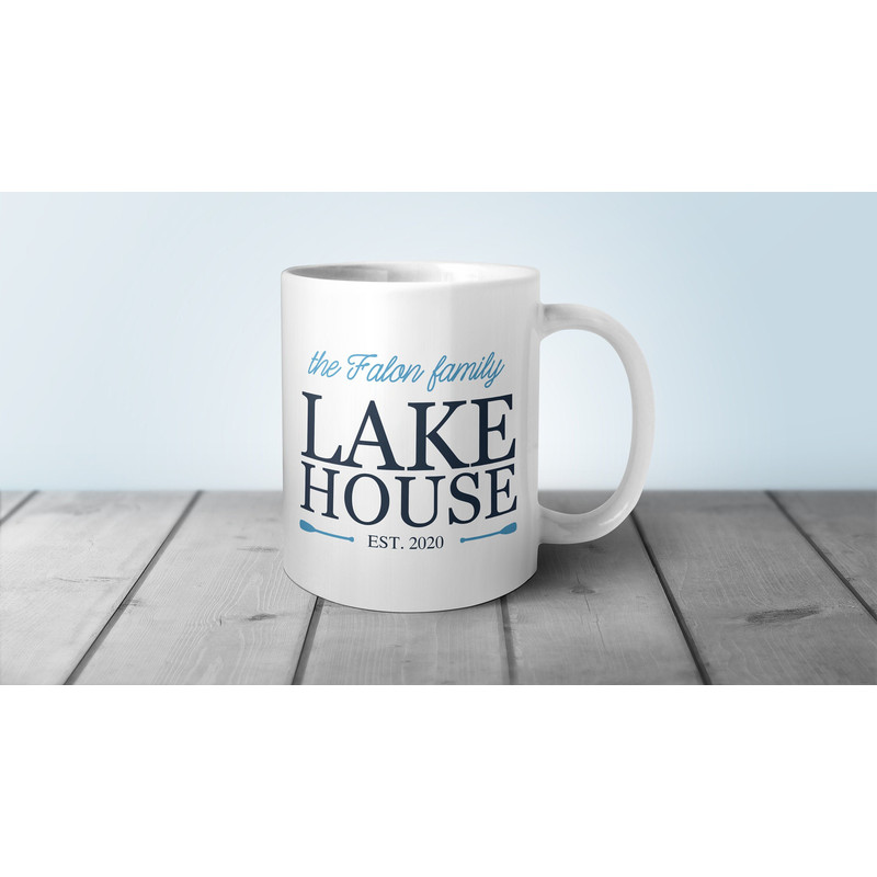 Lake House Mug, Lake House Gift, Lake Coffee Mug, Housewarming Gift, Gift for Lake Lover, Personalized Lake Mug, Lake House Decor, Lake Life.jpg