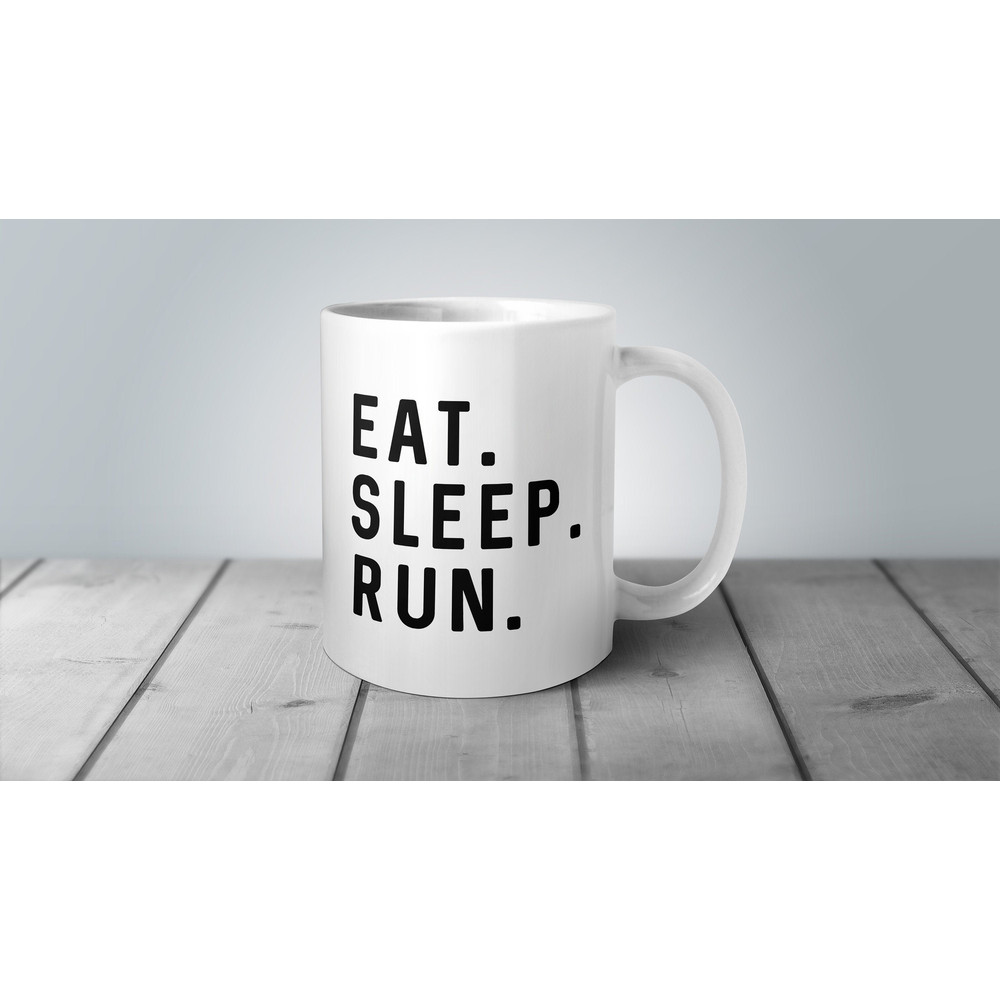 Eat Sleep Run Mug, Running Mug, Gifts for Runners, Running Gift, Running Coffee Mug, Marathon Gift, Half Marathon Gift, Marathon Runner Gift.jpg