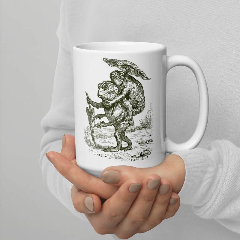 Frog Mug Toads Mug Humor Mug Whimsical Frog-Wife Nice Husband Cute Toad Mug Vintage Gift Art Print GoblincoreCottagecore Mug.jpg