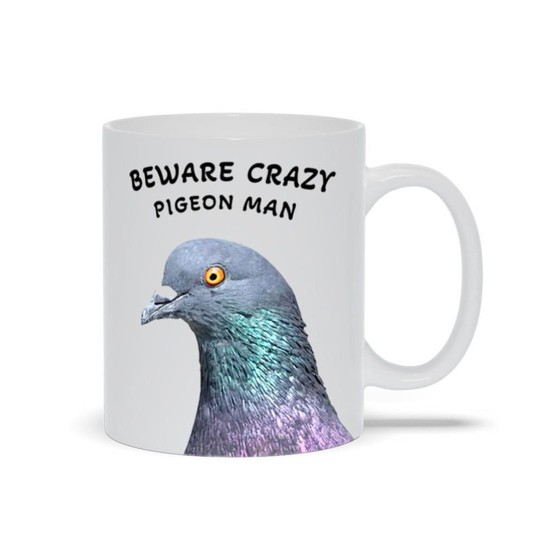 Pigeon Mug Pigeon Fanciers Mug Beware Crazy Pigeon Man Fathers Day Birthday Christmas Pet Present.jpg