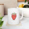 Strawberry Mug 11oz, Cute Strawberry, Whimsical Mug, Gift for Her, Funny Mug, Strawberry Coffee Mug, Coffee Lover, Gift for Mom.jpg