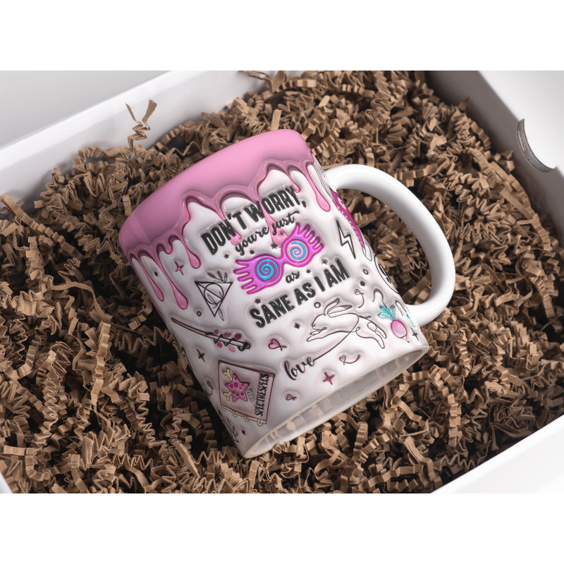 3D Luna Love Inflated Mug Wrap Sublimation Design 11oz & 15oz, 3D Pink Puffy Wizard Mug Sublimation PNG, Magic Mug Design For Sublimation.jpg
