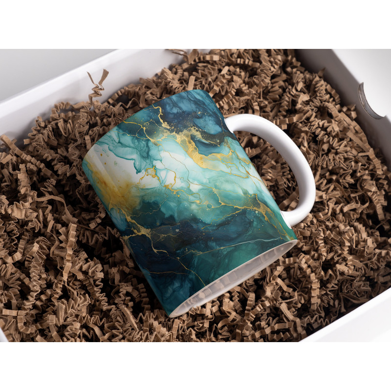 11oz and 15oz Blue And Gold Marble Mug Wrap Sublimation, Mug Wrap Sublimation Designs, Mug Template PNG For Sublimation.jpg