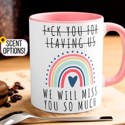going away gift for coworkers, neighbor moving, funny boss mug, employee leaving
