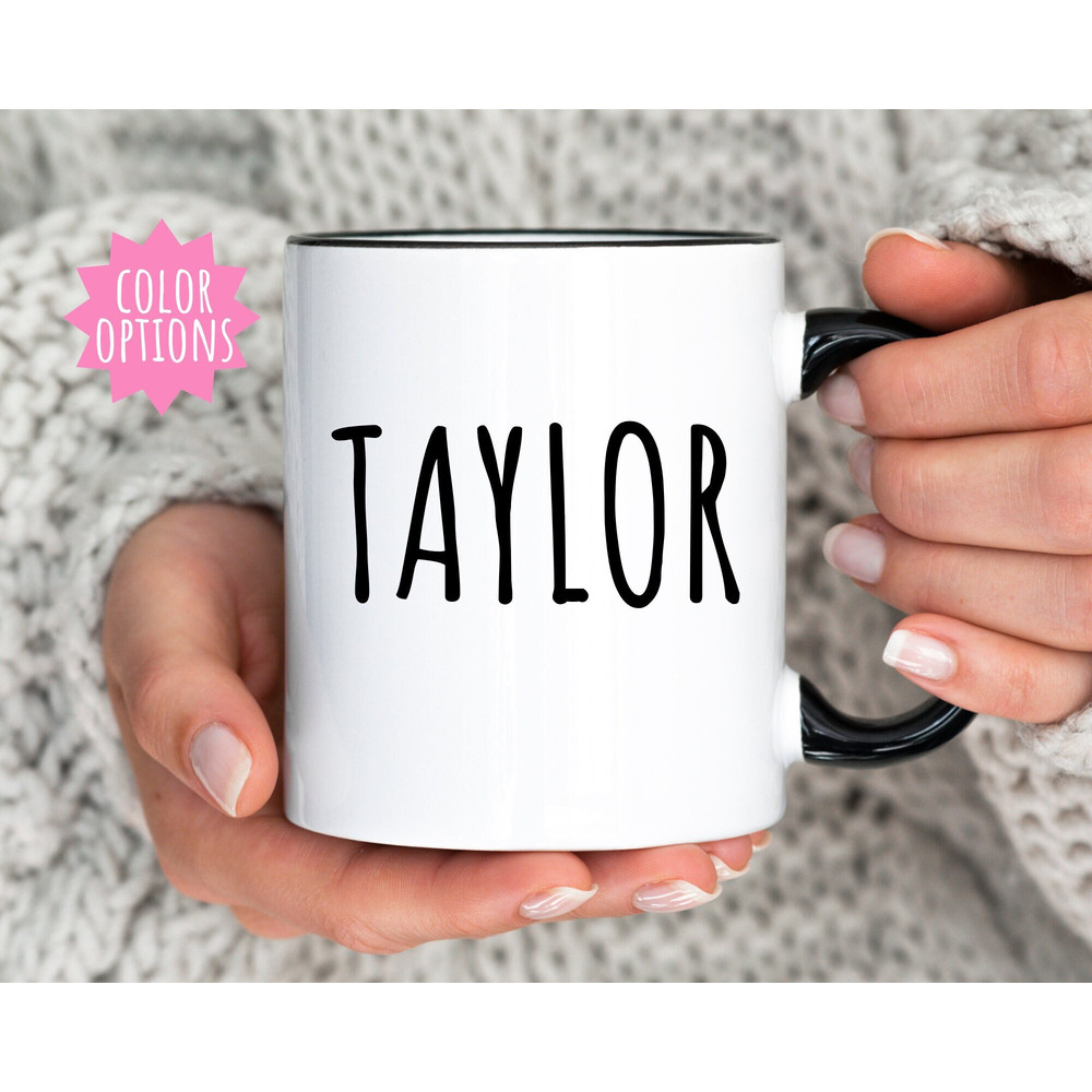 Custom Name Mug, Personalized Mug with Name, Add Name Mug, Monogram Mug, Customizable Coffee Mug, Personalized Coffee Mug, Custom Name Gifts.jpg