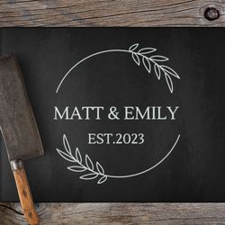 personalized cutting board - custom cutting board, engraved cutting board, weddi