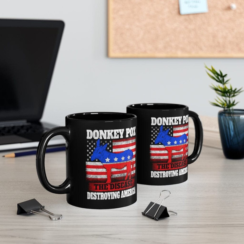 Donkey Pox The Disease Destroying America Coffee Mug.jpg