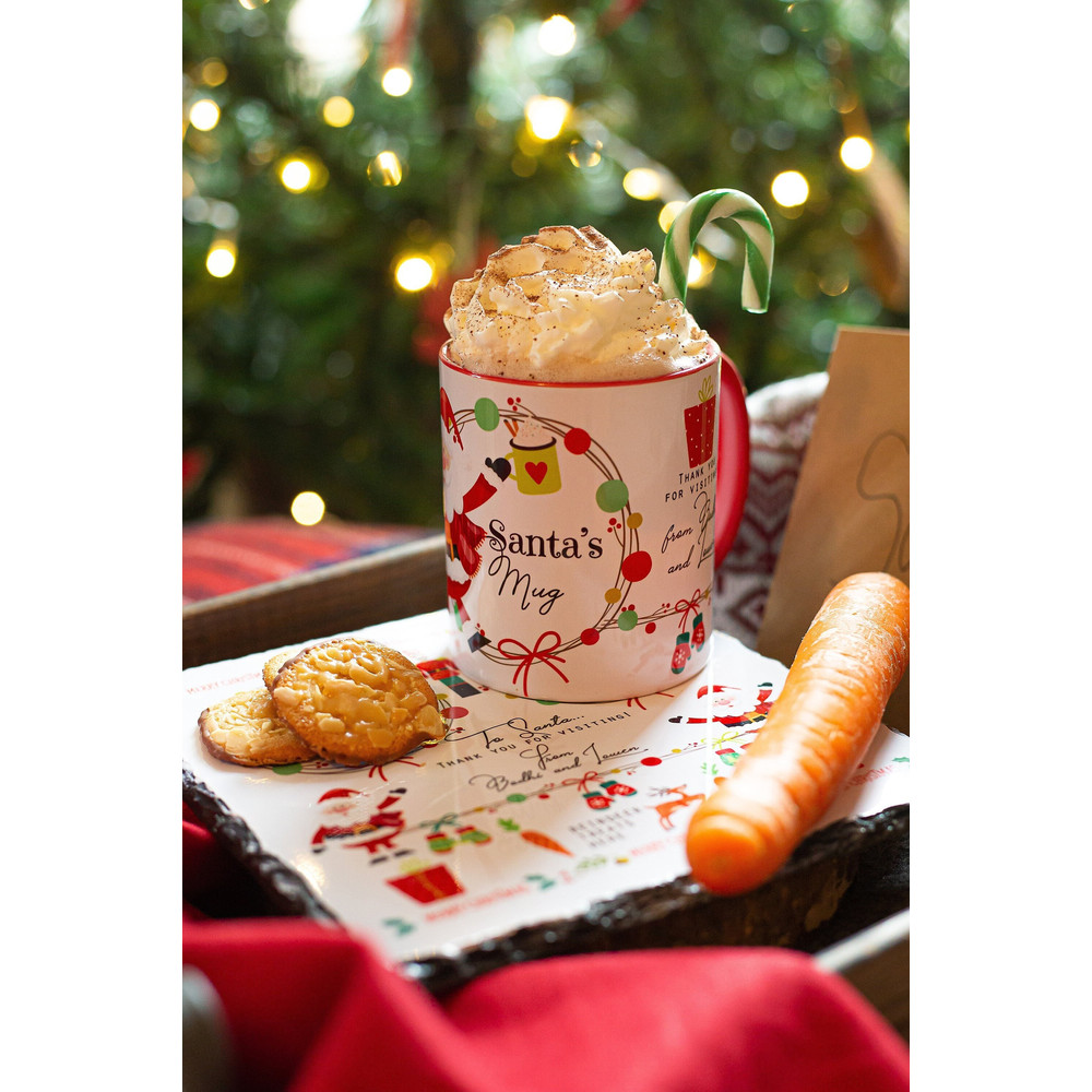 SLATE Personalised Christmas Eve Santa Plate, Christmas Eve Plate, Christmas Eve Treat Tray, Milk and Cookies for Santa, Carrot for Rudolph.jpg