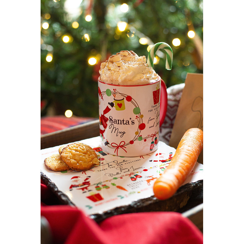 SLATE Personalised Christmas Eve Santa Plate, Christmas Eve Plate, Christmas Eve Treat Tray, Milk and Cookies for Santa, Carrot for Rudolph.jpg