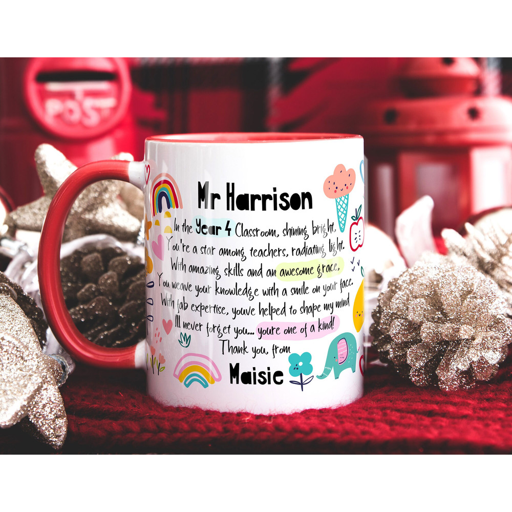 Personalised Male Teacher Thank You Gift, Teacher Mug With Name, Teacher Appreciation Gift, End of term Gift, NURSERY TEACHER GIFT 1.jpg