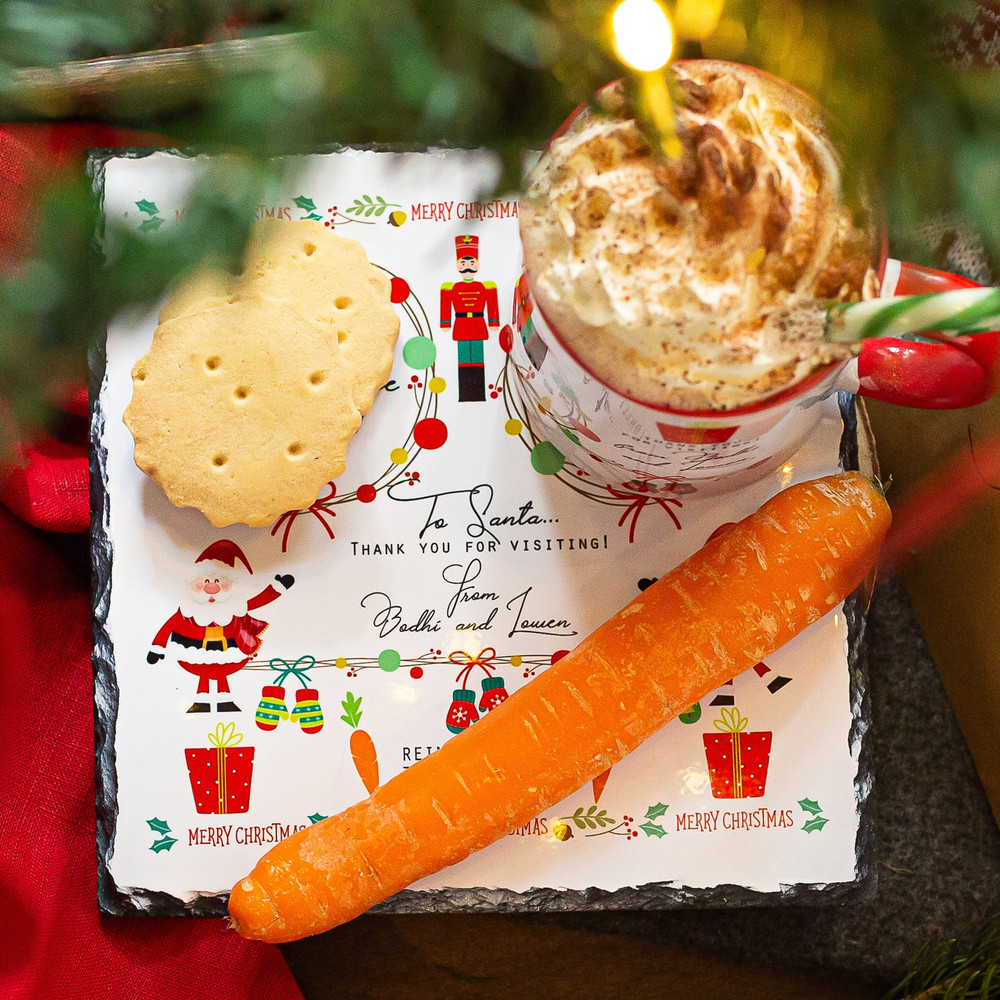 SLATE Personalised Christmas Eve Santa Plate, Christmas Eve Plate, Christmas Eve Treat Tray, Milk and Cookies for Santa, Carrot for Rudolph.jpg