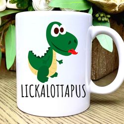 lickalottapus mug, funny lesbian coffee mug, lgbtq tea cup, gay coffee mugs, les