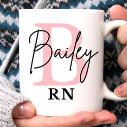 nurse mug personalized nurse gift for nurse appreciation gift for nursing studen