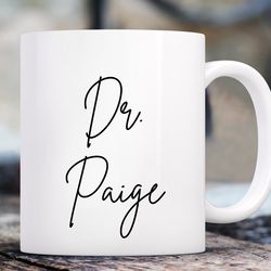 custom graduation gift, new phd mug, medical school gift, phd student gift, phd