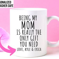 funny mothers day mugs, mothers day gift from daughter, funny gift for mom, funn