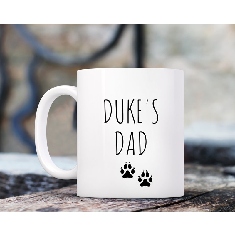 Dog Dad Mug, Fathers Day Gift from Dog, Dog Dad Gift, Dad Gift from Dog, Personalized Dog Mug, Dad Dog Coffee Mug, Fathers Day Pet.jpg