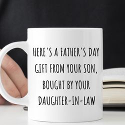 fathers day gift, gift for father in law, fathers day mug, funny fathers day mug
